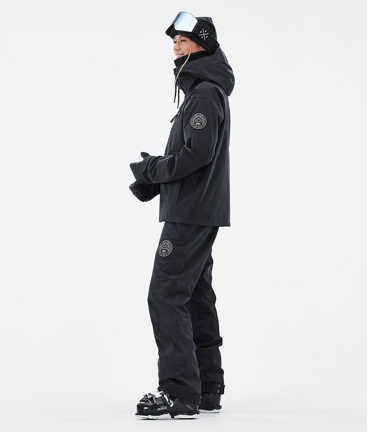Dope Blizzard W Full Zip 24 Ski jas Dames Black, Afbeelding 4 van 10