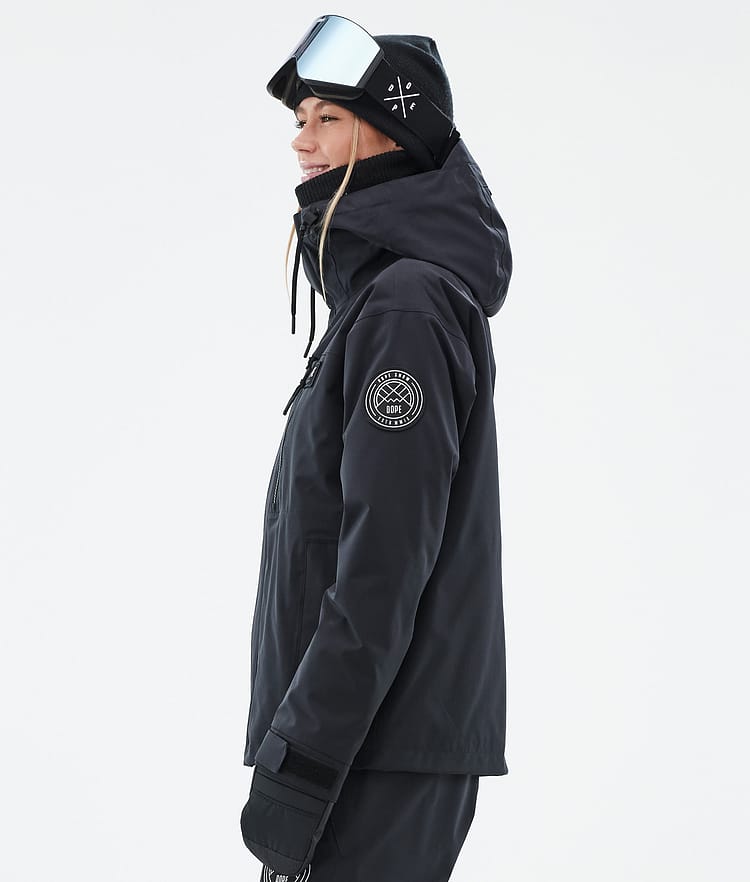 Dope Blizzard W Full Zip 24 Snowboard jas Dames Black, Afbeelding 6 van 10