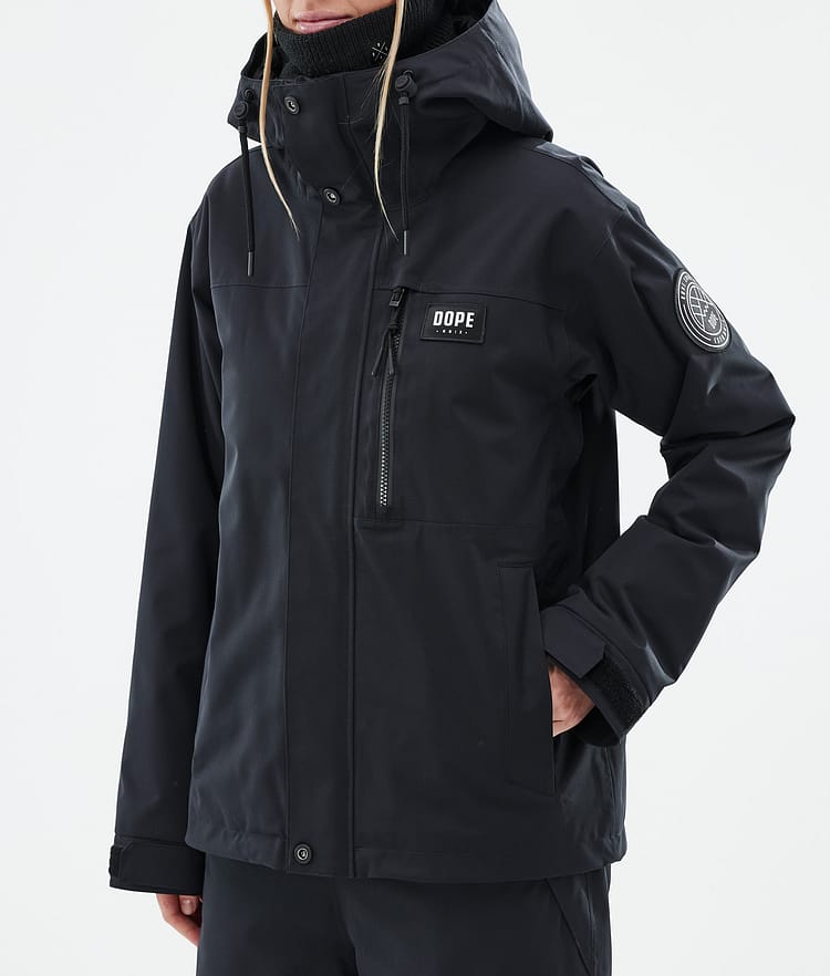 Dope Blizzard W Full Zip 24 Snowboard jas Dames Black, Afbeelding 8 van 10