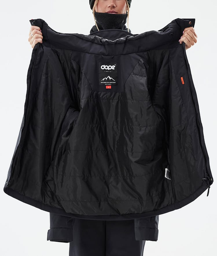 Dope Blizzard W Full Zip Ski Jacket Women Black, Image 10 of 9