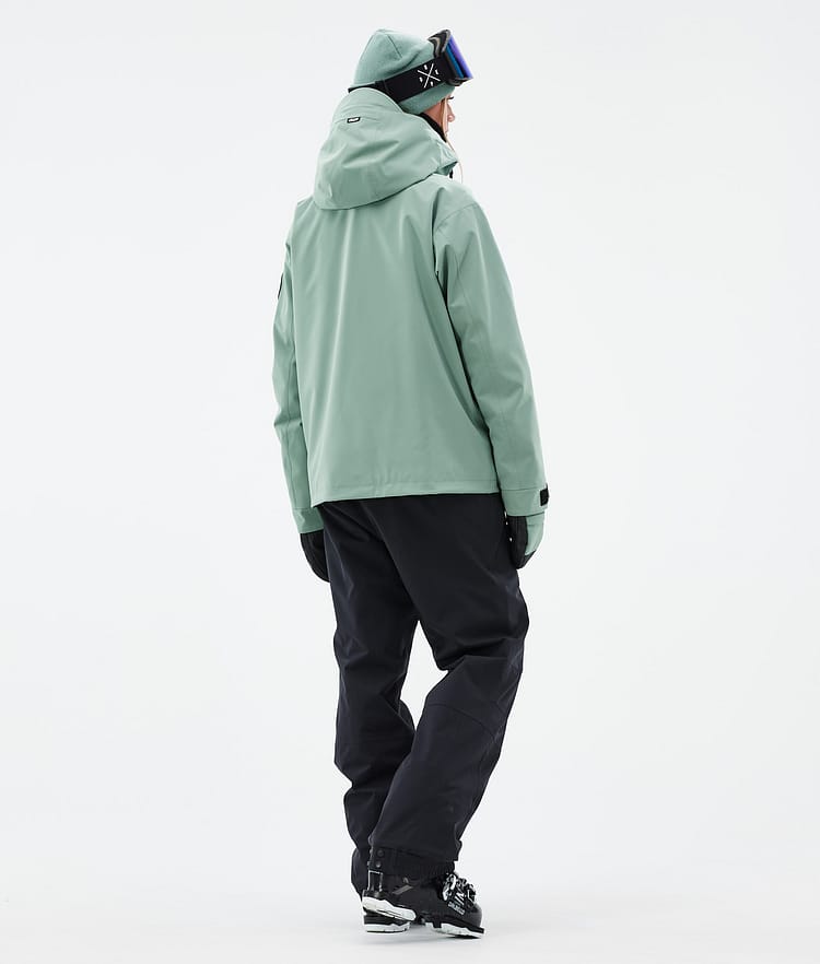 Dope Blizzard W Full Zip 24 Ski jas Dames Faded Green, Afbeelding 5 van 10