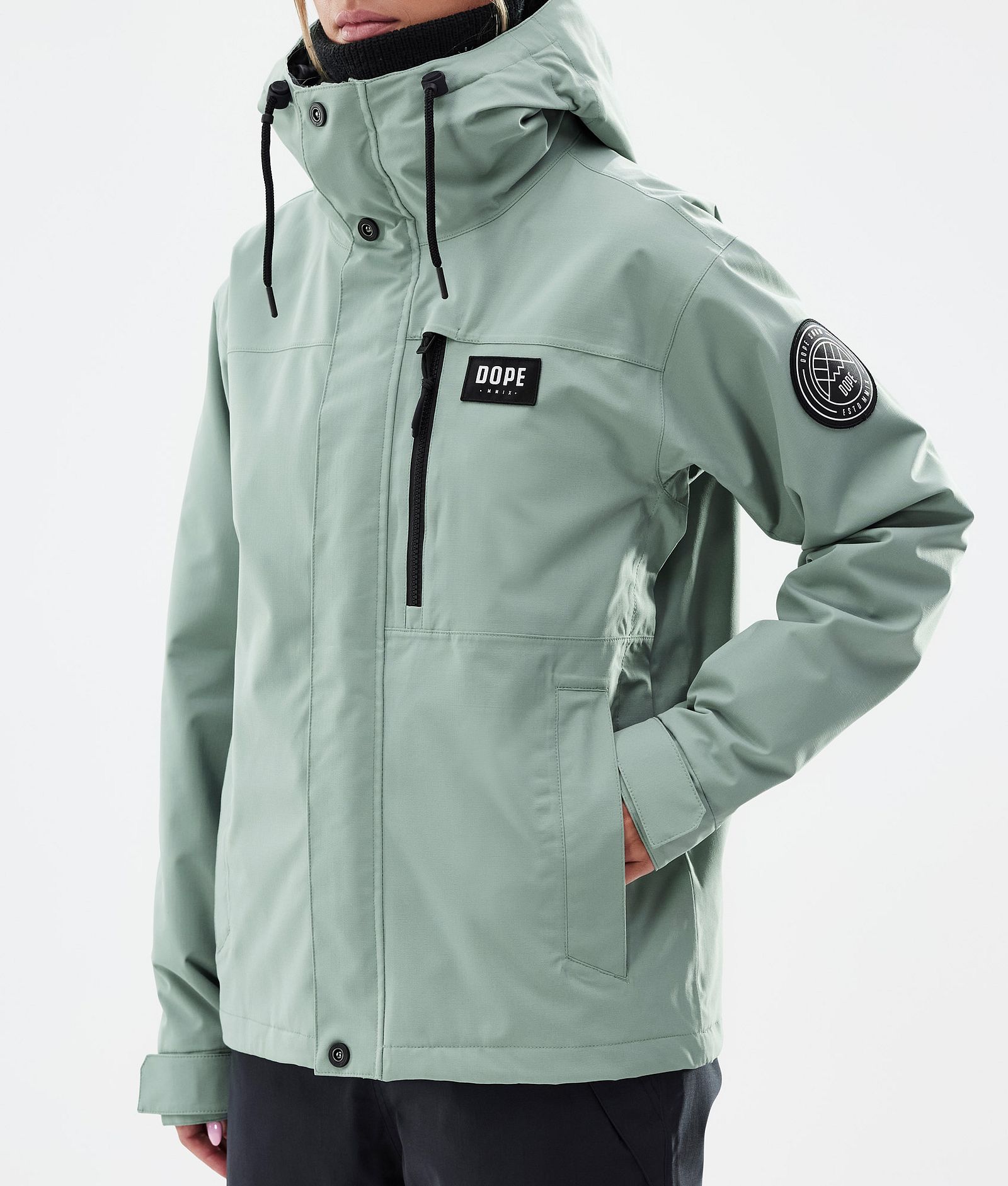 Dope Blizzard W Full Zip Giacca Snowboard Donna Faded Green