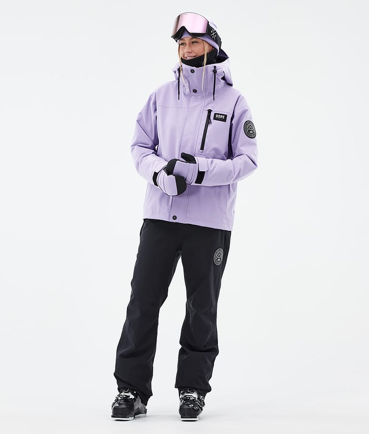 Dope Blizzard W Full Zip 24 Ski jas Dames Faded Violet, Afbeelding 3 van 10