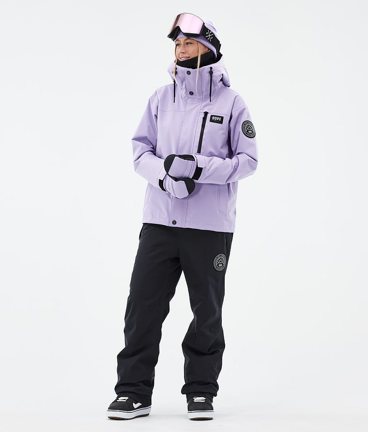 Dope Blizzard W Full Zip 24 Snowboard jas Dames Faded Violet, Afbeelding 3 van 10