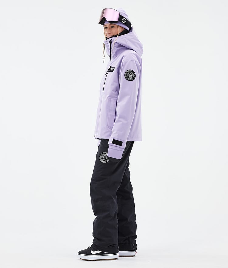 Dope Blizzard W Full Zip 24 Snowboard jas Dames Faded Violet, Afbeelding 4 van 10
