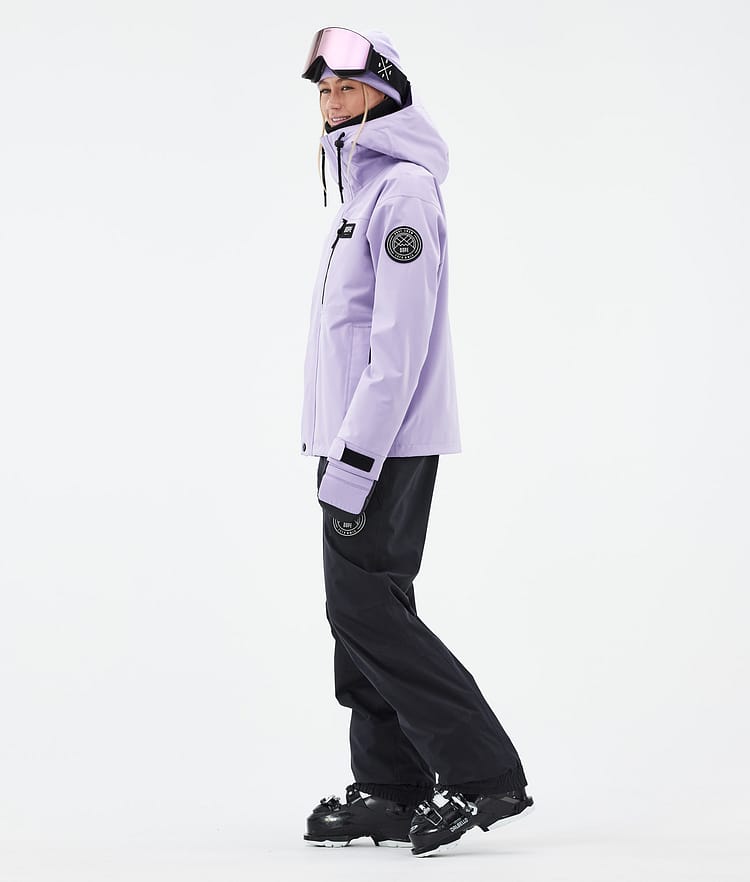 Dope Blizzard W Full Zip 24 Ski jas Dames Faded Violet, Afbeelding 4 van 10
