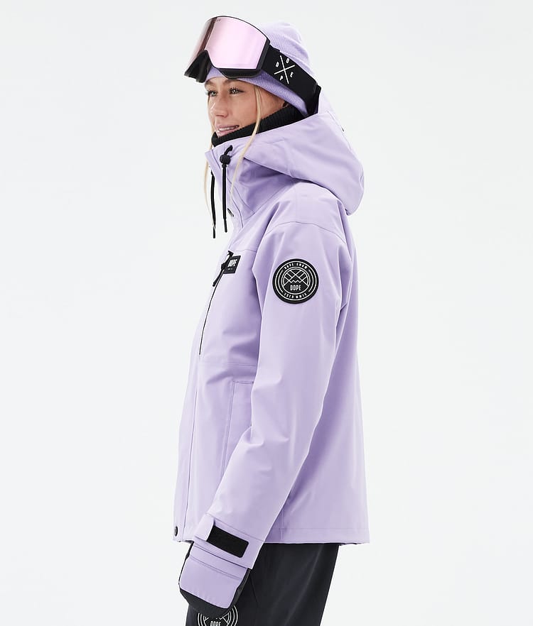 Dope Blizzard W Full Zip 24 Snowboard jas Dames Faded Violet, Afbeelding 6 van 10