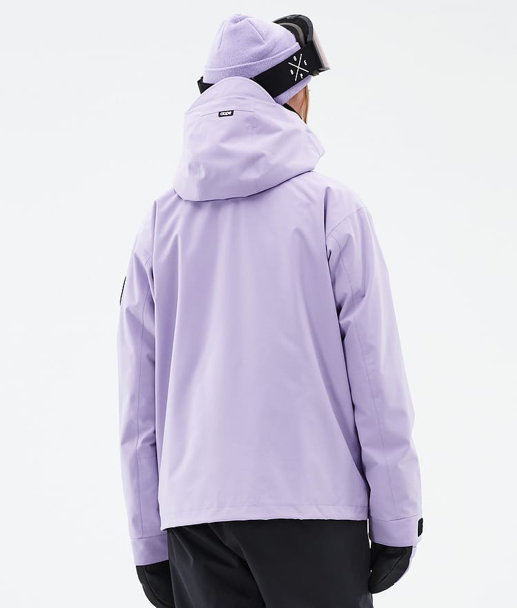 Dope Blizzard W Full Zip 24 Snowboard jas Dames Faded Violet, Afbeelding 7 van 10