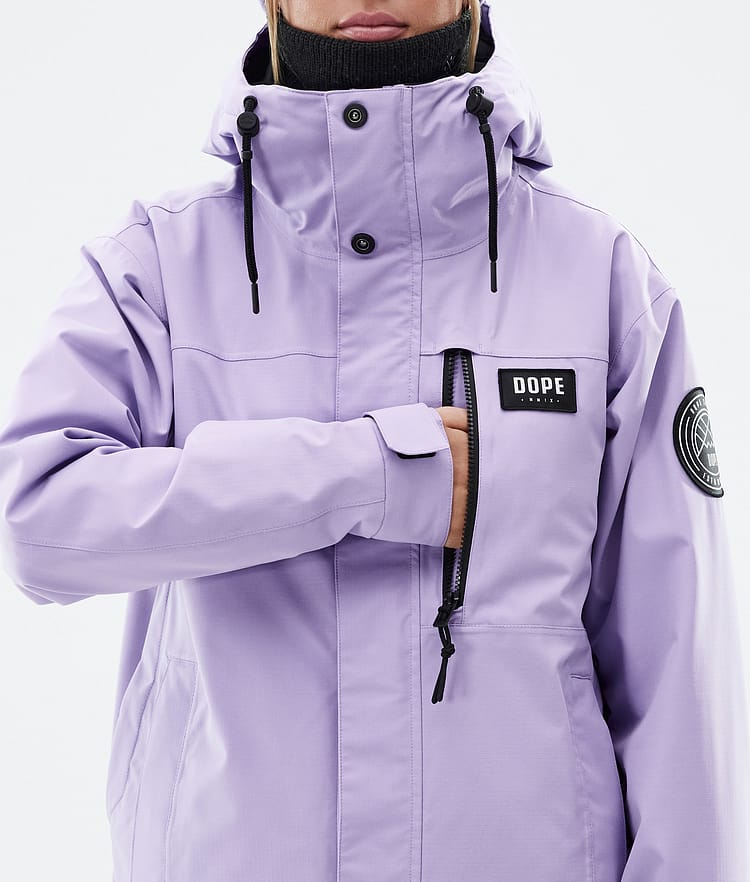 Dope Blizzard W Full Zip Ski Jacket Women Faded Violet, Image 9 of 9