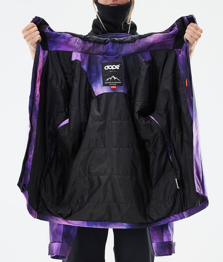 Dope Blizzard W Full Zip Kurtka Snowboardowa Kobiety Dusk, Zdjęcie 10 z 9