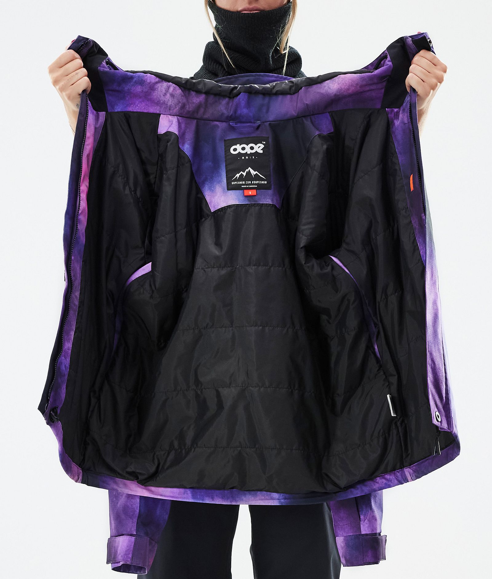 Dope Blizzard W Full Zip Skijacke Damen Dusk, Bild 9 von 9