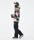 Dope Blizzard W Full Zip Snowboardjakke Dame Shards Gold Muted Pink Renewed, Billede 3 af 9