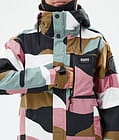 Dope Blizzard W Full Zip Snowboardjakke Dame Shards Gold Muted Pink Renewed, Billede 8 af 9