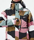 Dope Blizzard W Full Zip Giacca Snowboard Donna Shards Gold Muted Pink Renewed, Immagine 8 di 9