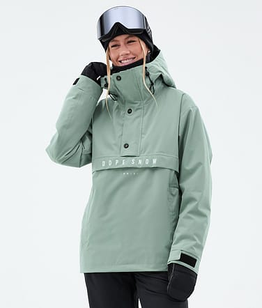 Dope Legacy W Snowboard Jacket Faded Green