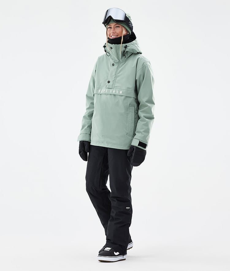 Dope Legacy W Snowboard Jacket Women Faded Green