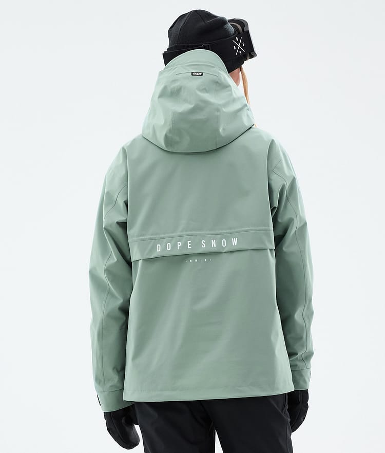 Dope Legacy W Bunda na Snowboard Dámské Faded Green, Obrázek 6 z 8