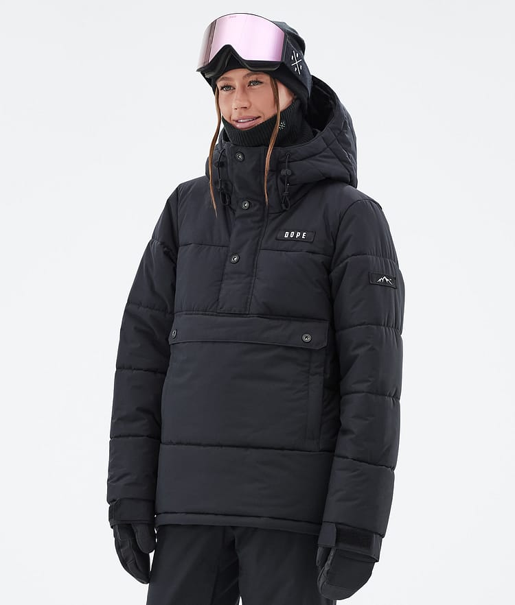 Dope Puffer W Snowboard jas Dames Black, Afbeelding 1 van 8