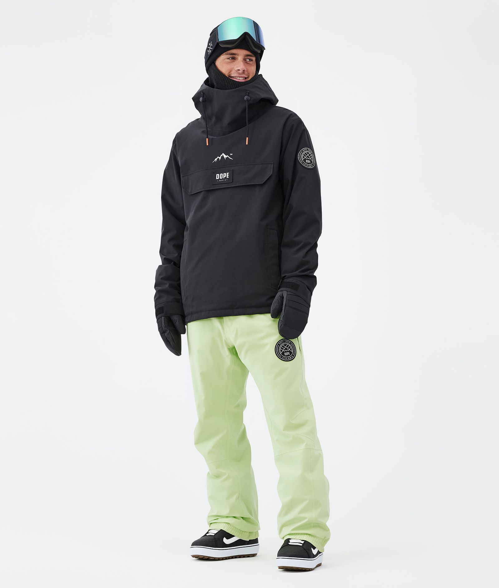 Dope Blizzard Kalhoty na Snowboard Pánské Faded Neon