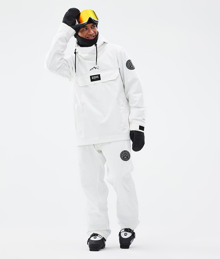 Dope Blizzard Ski Pants Men Old White