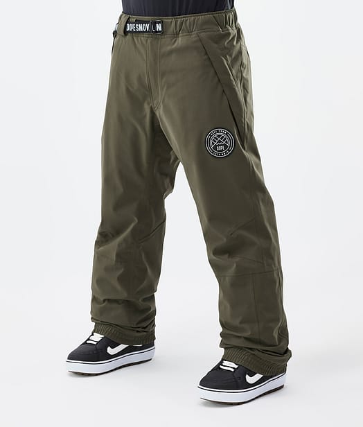 Dope Blizzard 2024 Snowboard Pants Men Olive Green
