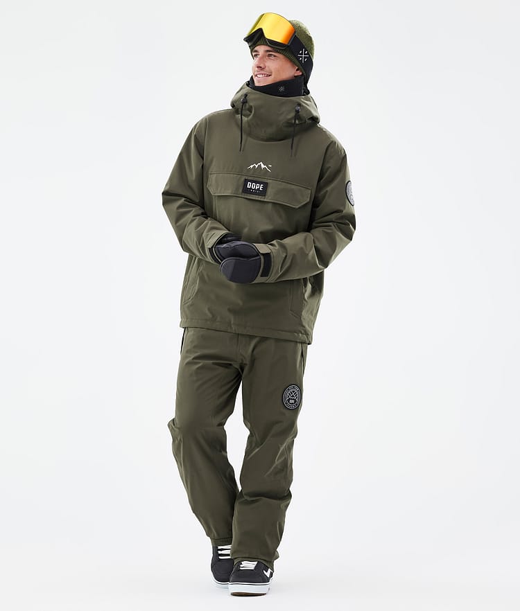 Dope Blizzard Pantaloni Snowboard Uomo Olive Green, Immagine 2 di 5