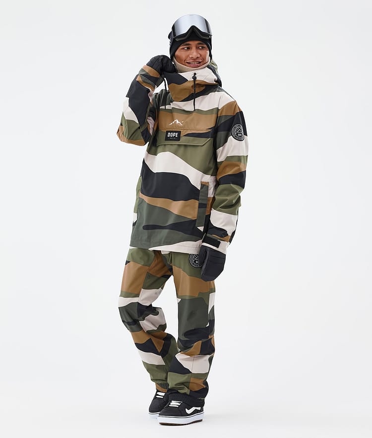 Dope Blizzard Snowboard Pants Men Shards Gold Green, Image 2 of 5