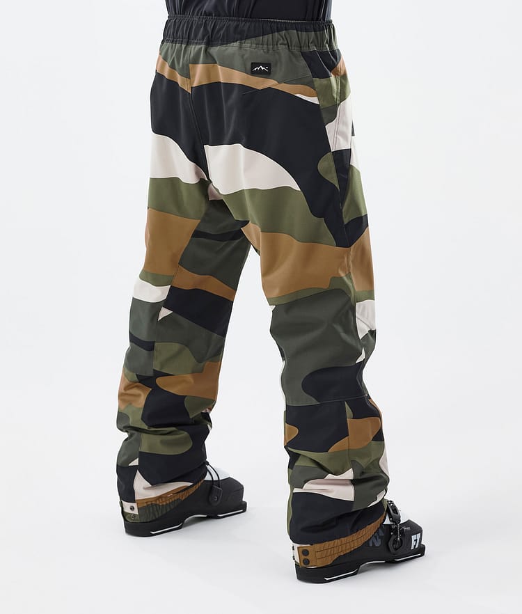 Dope Blizzard Ski Pants Men Shards Gold Green