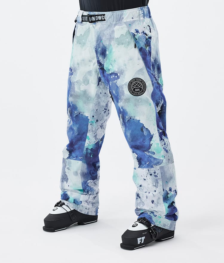 Dope Blizzard Ski Pants Men Spray Blue Green, Image 1 of 5