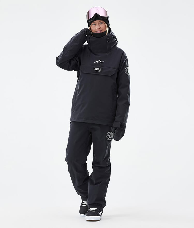 Dope Blizzard W 2024 Pantalon de Snowboard Femme Black, Image 2 sur 5