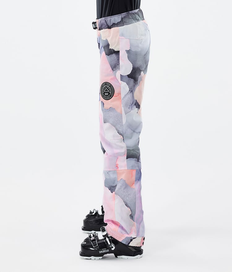 Dope Blizzard W Pantalon de Ski Femme Blot Peach, Image 3 sur 5