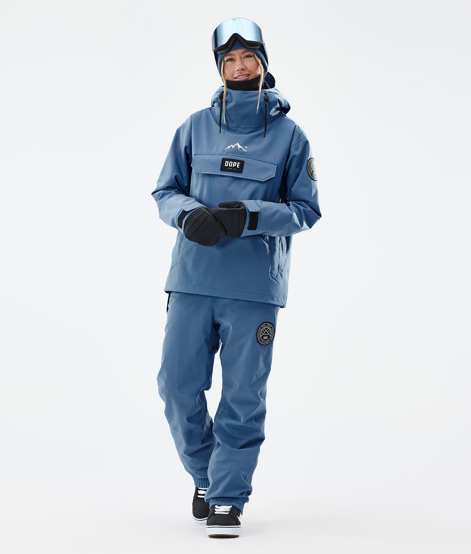 Dope Blizzard W Pantalon de Snowboard Femme Blue Steel, Image 2 sur 5