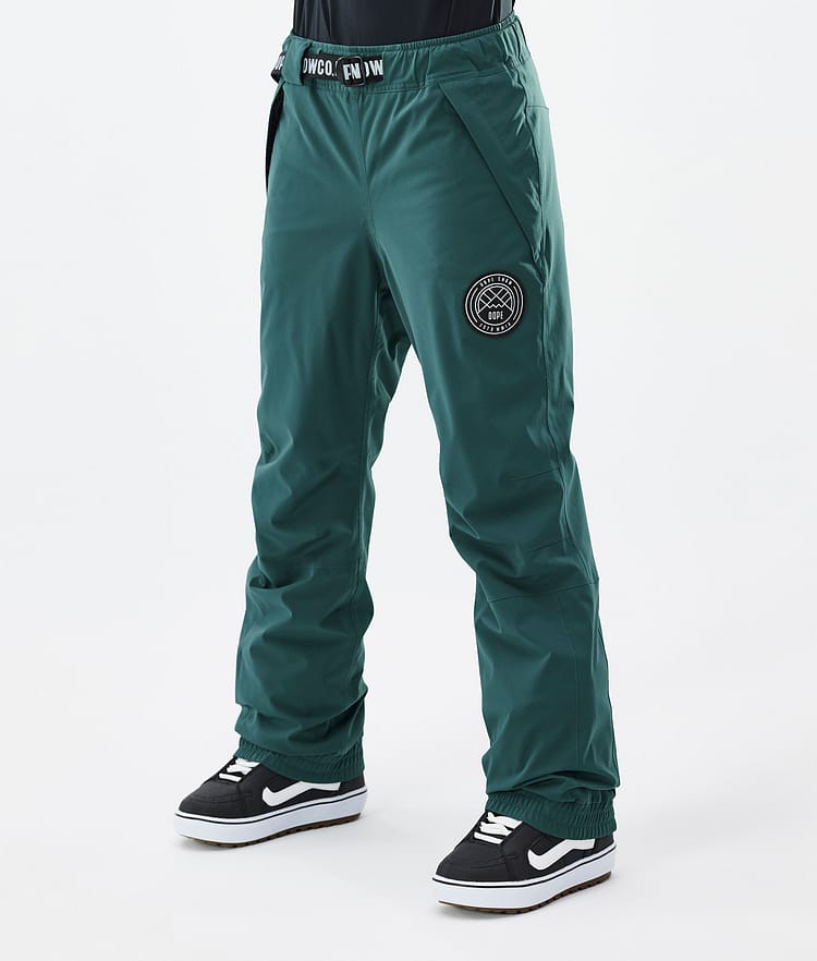 Dope Blizzard W 2024 Snowboard Broek Dames Bottle Green, Afbeelding 1 van 5
