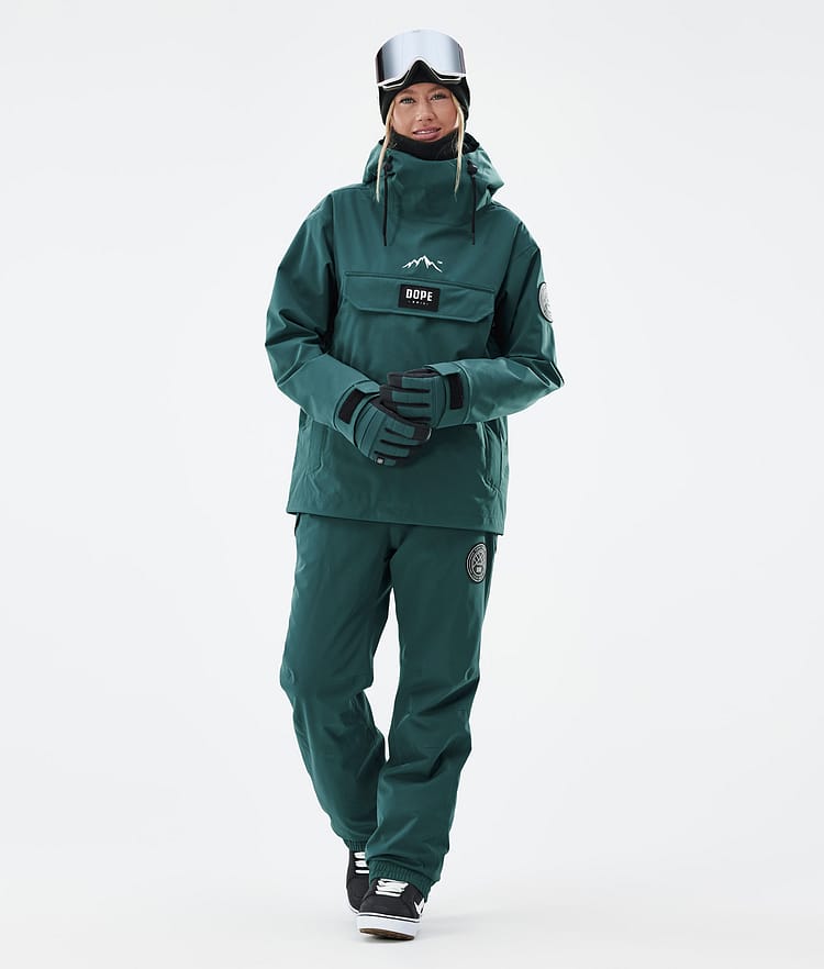 Dope Blizzard W 2024 Snowboard Broek Dames Bottle Green, Afbeelding 2 van 5