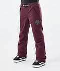 Dope Blizzard W Pantalon de Snowboard Femme Burgundy, Image 1 sur 5