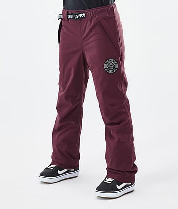Dope Blizzard W 2024 Pantalon de Snowboard Femme Burgundy