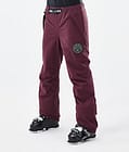 Dope Blizzard W Pantalon de Ski Femme Burgundy, Image 1 sur 5