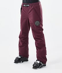 Dope Blizzard W 2024 Ski Pants Women Burgundy
