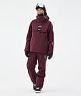 Dope Blizzard W Pantalon de Snowboard Femme Burgundy, Image 2 sur 5