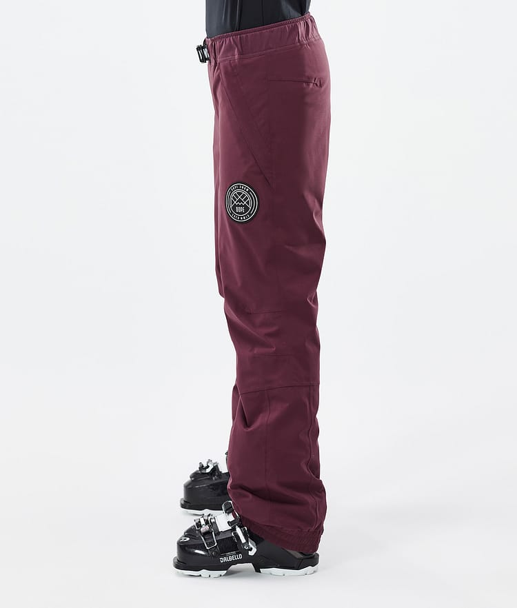 Dope Blizzard W Pantalon de Ski Femme Burgundy, Image 3 sur 5