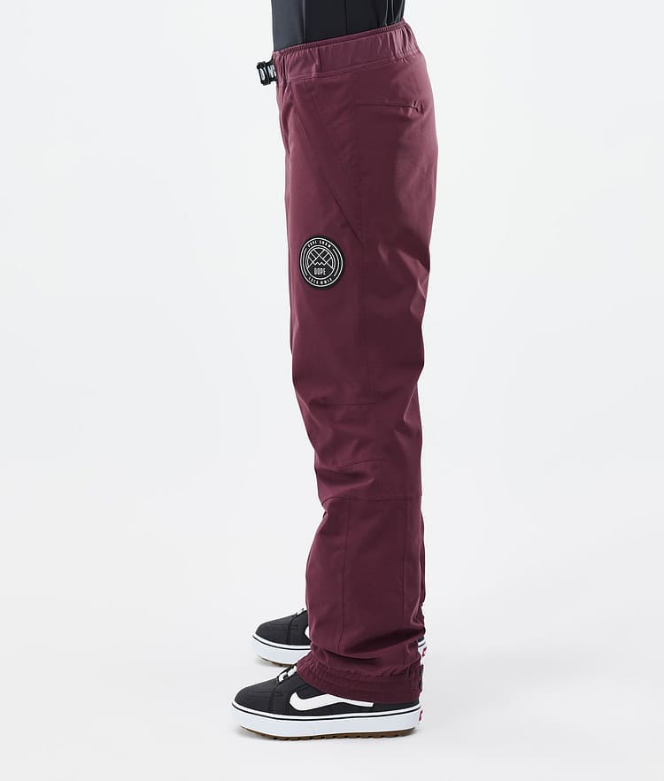 Dope Blizzard W Pantalon de Snowboard Femme Burgundy, Image 3 sur 5