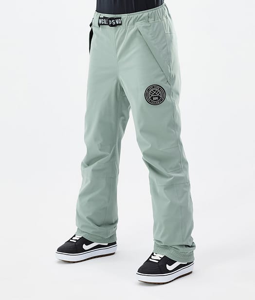 Dope Blizzard W 2024 Snowboard Pants Women Faded Green