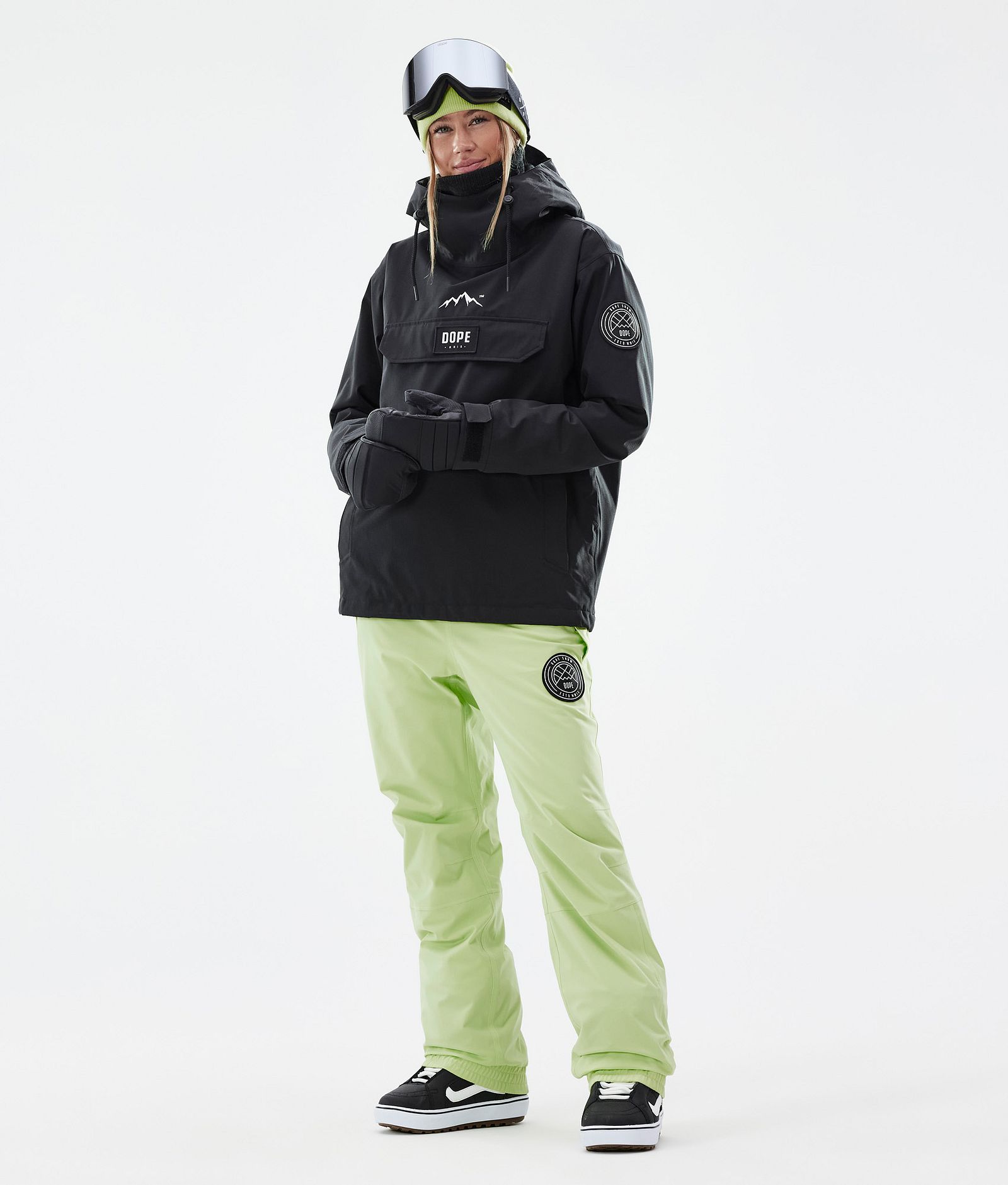 Dope Blizzard W Pantalon de Snowboard Femme Faded Neon