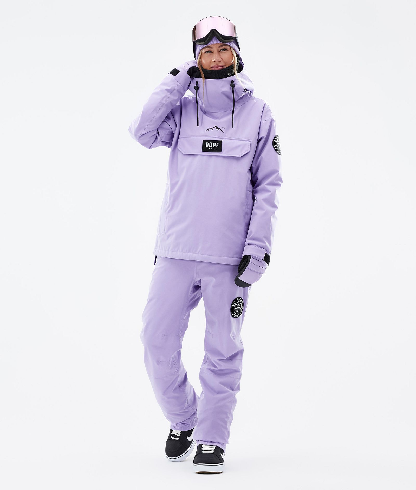 Dope Blizzard W Pantalon de Snowboard Femme Faded Violet, Image 2 sur 5