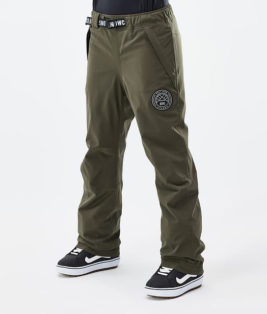 Dope Blizzard W Snowboard Pants Women Olive Green