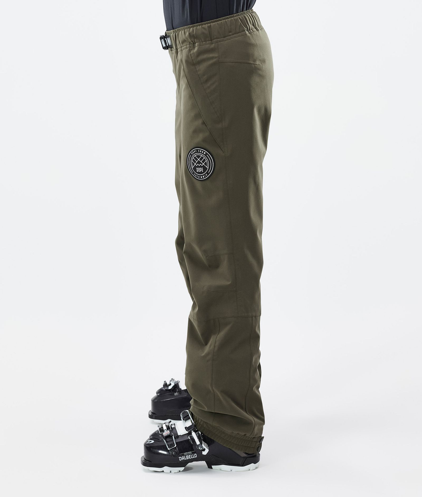 Dope Blizzard W Pantalon de Ski Femme Olive Green, Image 3 sur 5