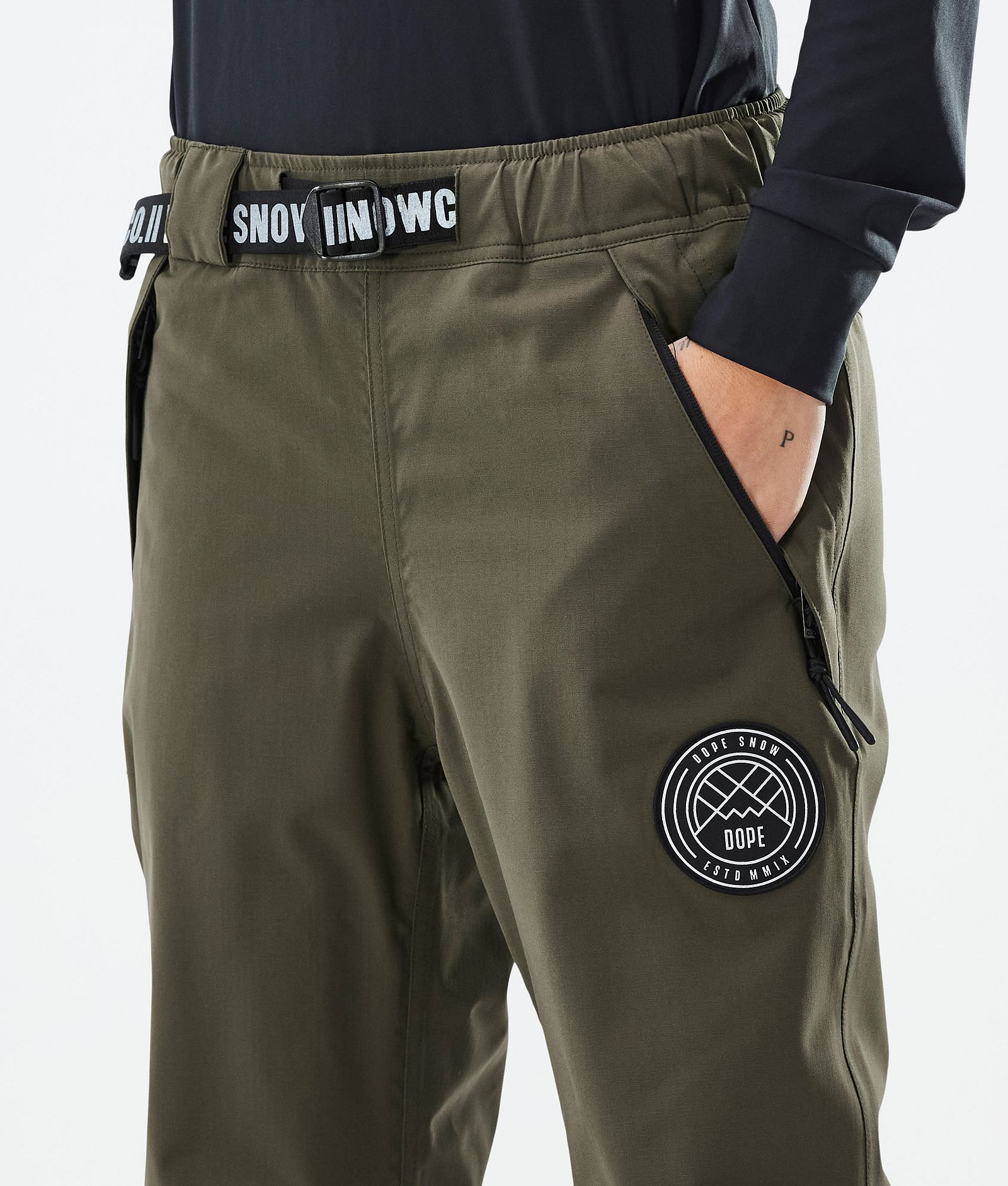 Dope Blizzard W Pantalon de Ski Femme Olive Green, Image 5 sur 5