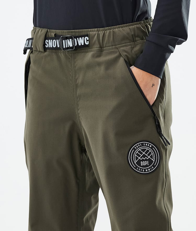 Dope Blizzard W Pantalon de Ski Femme Olive Green, Image 5 sur 5