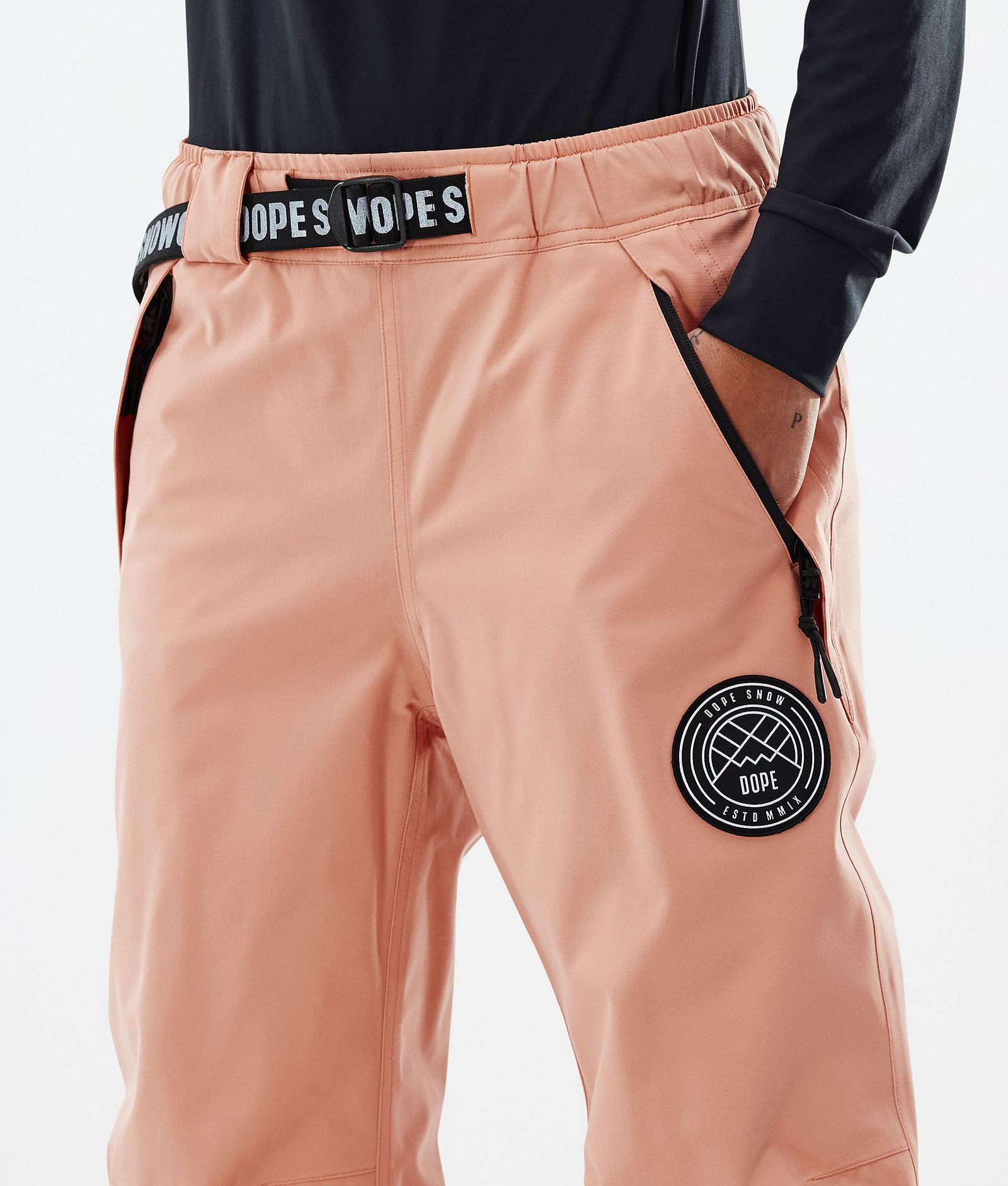 Dope Blizzard W Pantalon de Ski Femme Faded Peach, Image 5 sur 5