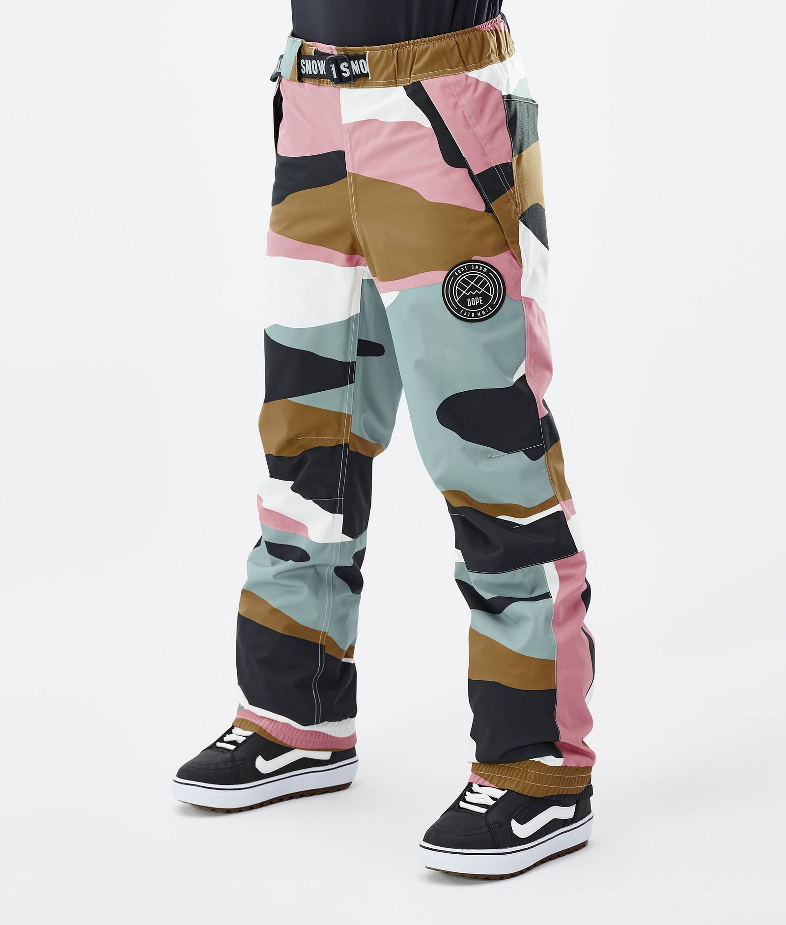 Dope Blizzard W Pantalon de Snowboard Femme Shards Muted Pink, Image 1 sur 5